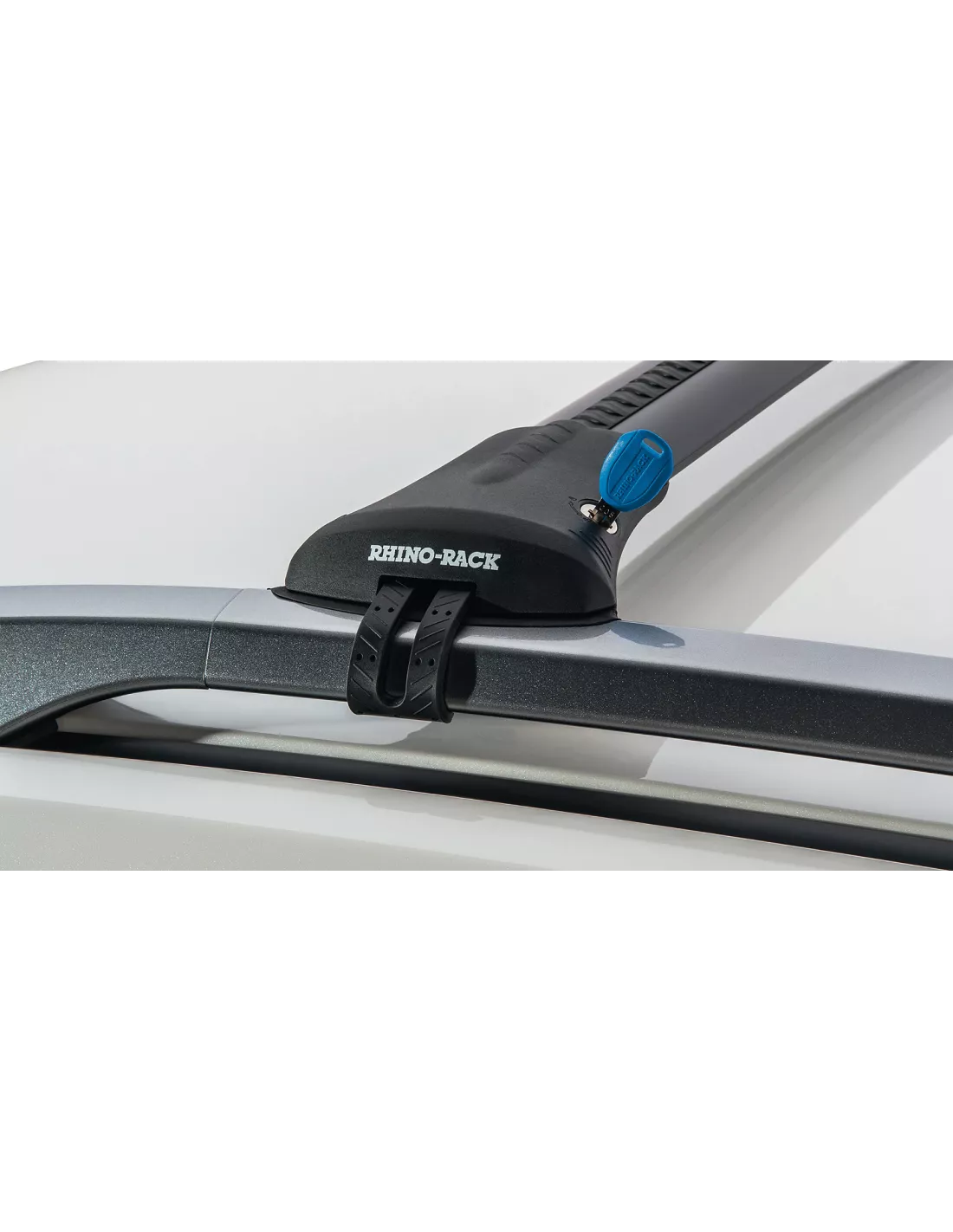 Kit 2 Black Dach Bars Vortex 845mm Installation stealthbar RHINO RACK