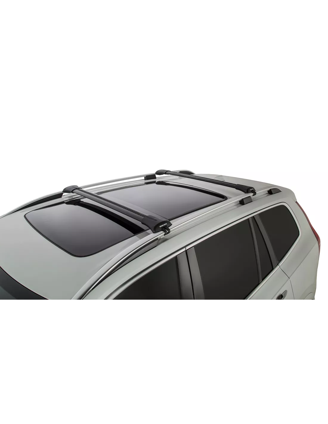 Kit 2 Zwart Dakbars Vortex 845mm installatie Stealthbar RHINO RACK