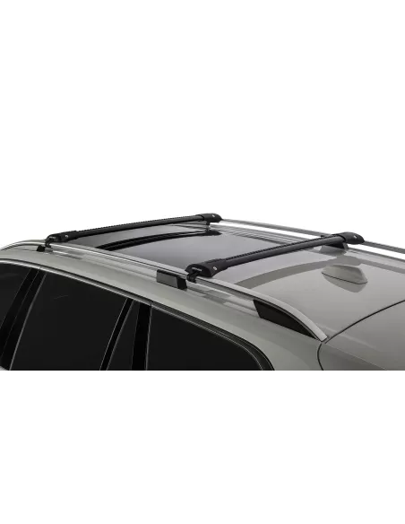 Kit 2 barres de toit noire Vortex 845mm montage StealthBar RHINO RACK