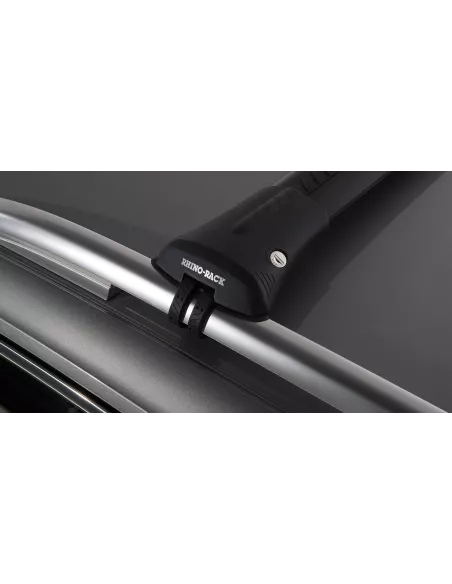 Kit 2 barres de toit noire Vortex 845mm montage StealthBar RHINO RACK