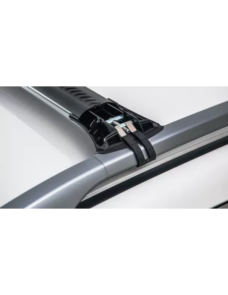 Kit 2 barres de toit noire Vortex 845mm montage StealthBar RHINO RACK