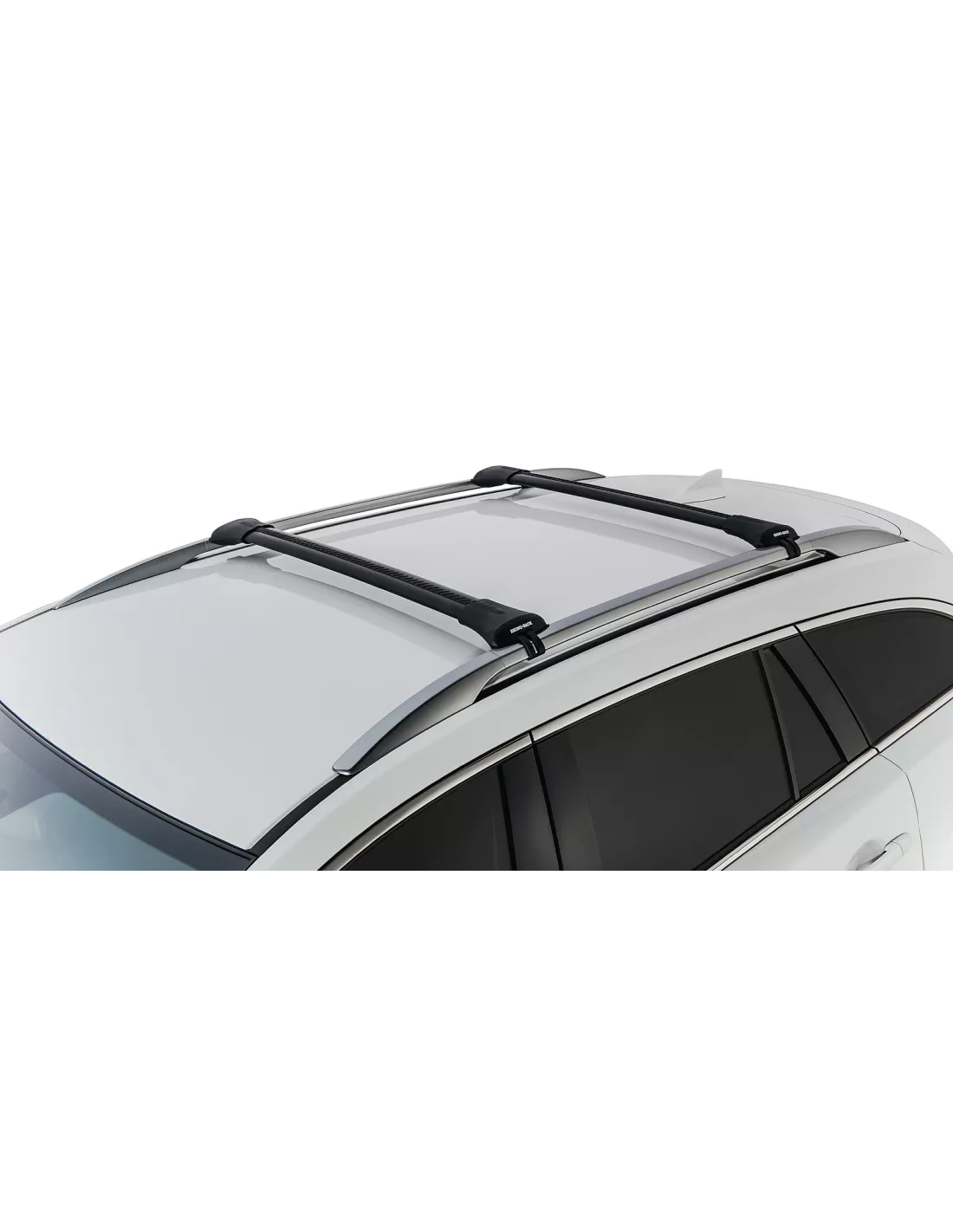 Kit 2 Black Dach Bars Vortex 845mm Installation stealthbar RHINO RACK