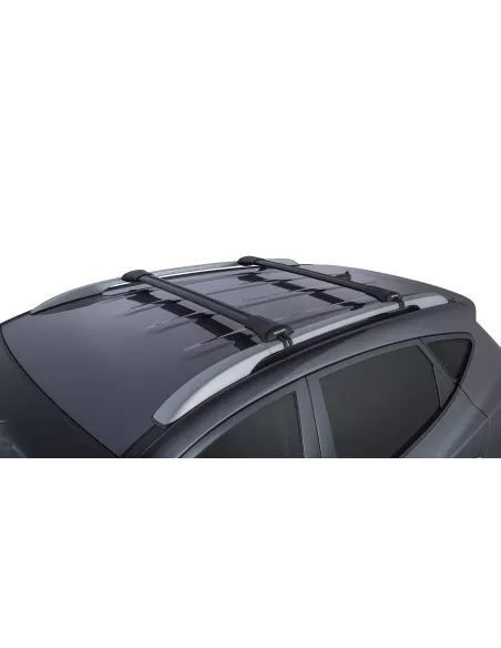 Kit 2 barres de toit noire Vortex 845mm montage StealthBar RHINO RACK