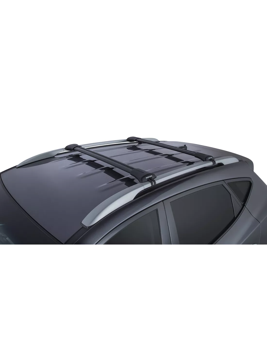 Kit 2 barres de toit noire Vortex 845mm montage StealthBar RHINO RACK