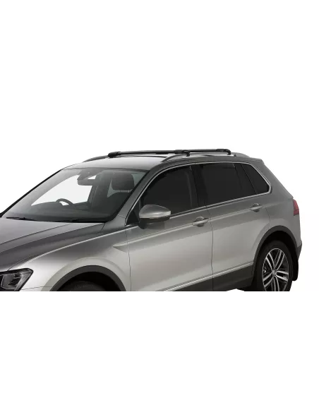 Kit 2 barres de toit noire Vortex 845mm montage StealthBar RHINO RACK