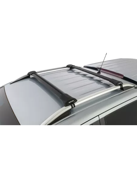 Kit 2 barres de toit noire 905mm Vortex montage StealthBar RHINO RACK