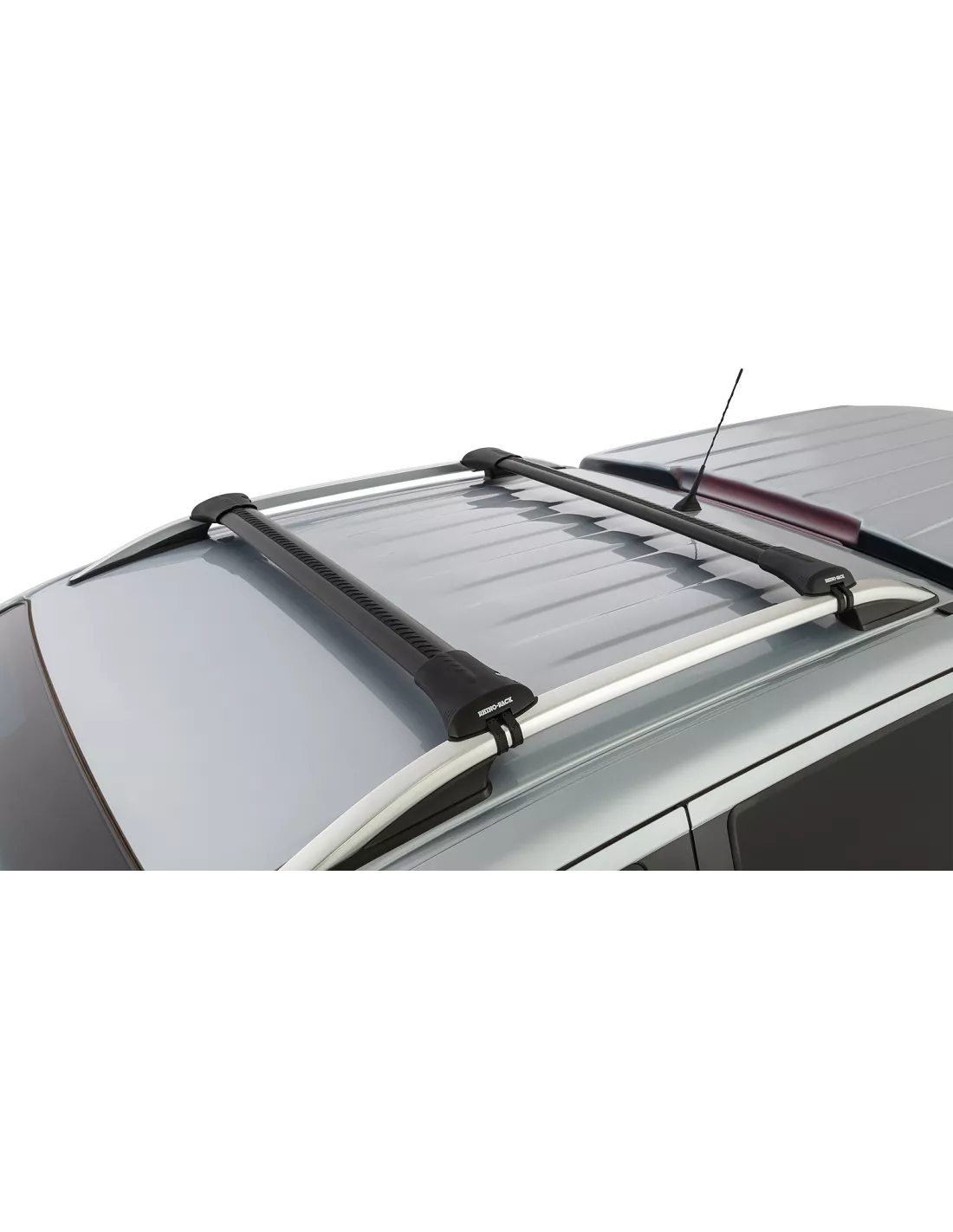 Kit 2 barres de toit noire 905mm Vortex montage StealthBar RHINO RACK