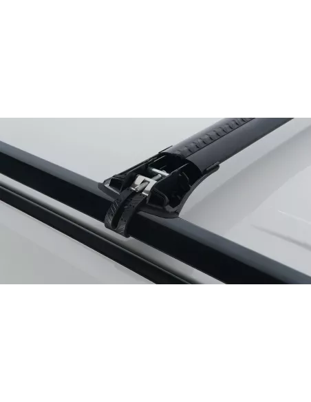Kit 2 barres de toit noire 905mm Vortex montage StealthBar RHINO RACK