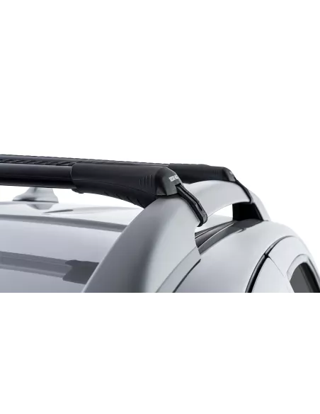 Kit 2 barres de toit noire 905mm Vortex montage StealthBar RHINO RACK