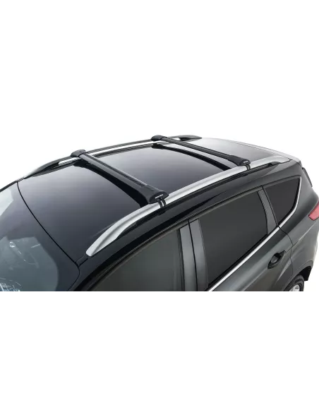 Kit 2 barres de toit noire 905mm Vortex montage StealthBar RHINO RACK