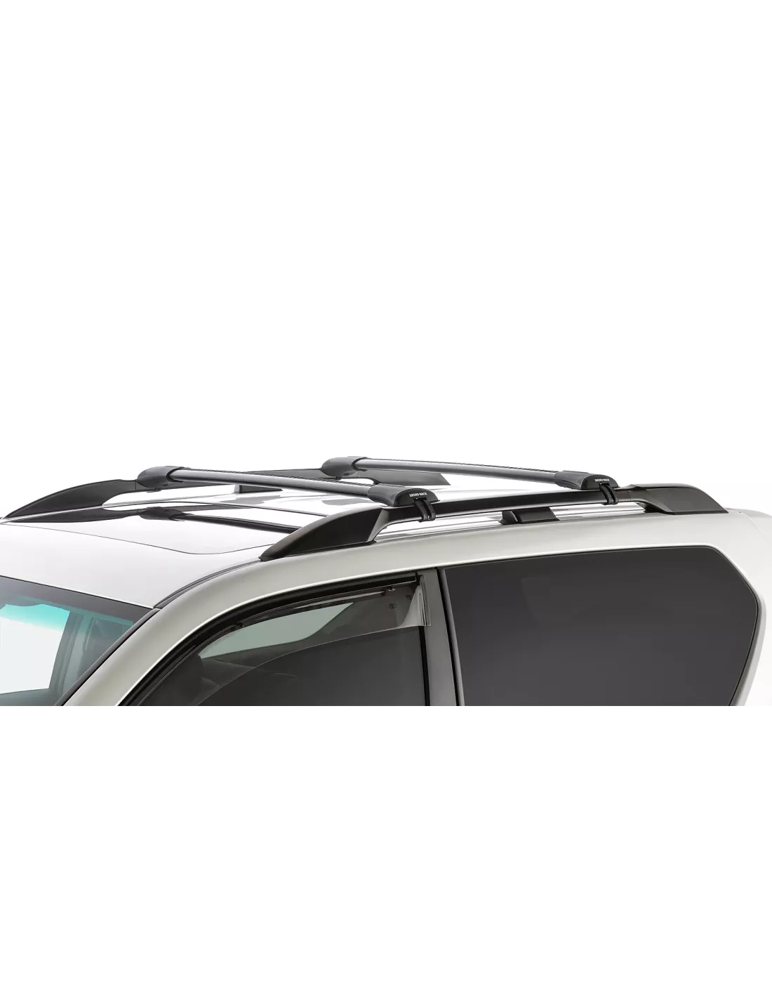 Kit 2 Zwart Dakbars 905mm Vortex-installatie Stealthbar RHINO RACK