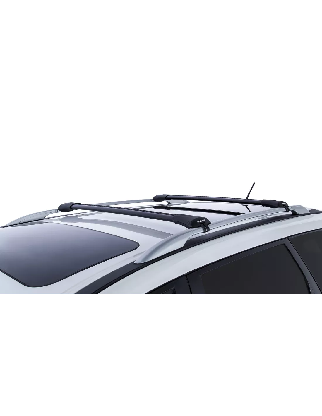 Kit 2 Black Dach Bars 905mm Wirbel-Installation Stealthbar RHINO RACK