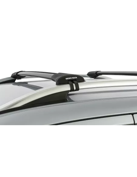 Kit 2 barres de toit noire 905mm Vortex montage StealthBar RHINO RACK