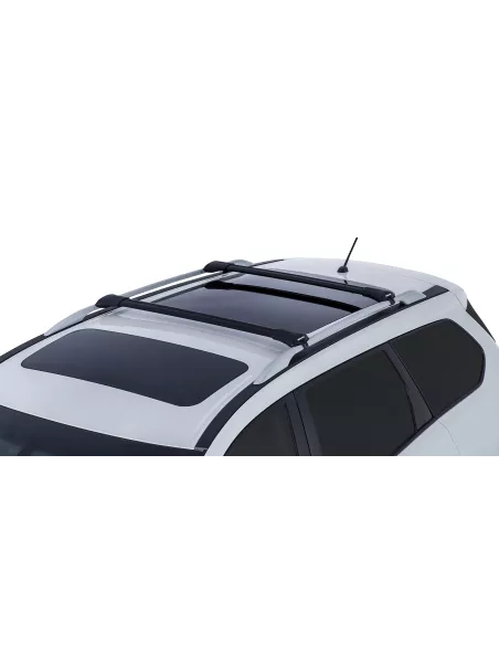 Kit 2 barres de toit noire 905mm Vortex montage StealthBar RHINO RACK