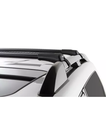 Kit 2 barres de toit noire 905mm Vortex montage StealthBar RHINO RACK