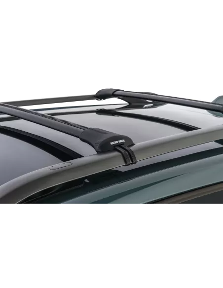 Kit 2 barres de toit noire Vortex montage StealthBar RHINO RACK -