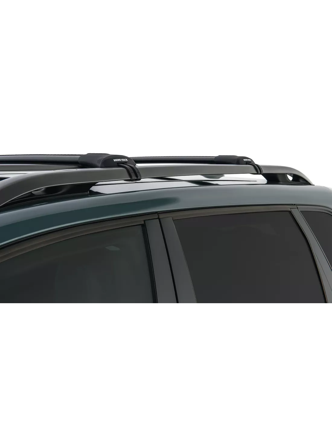 Kit 2 barres de toit noire Vortex montage StealthBar RHINO RACK -
