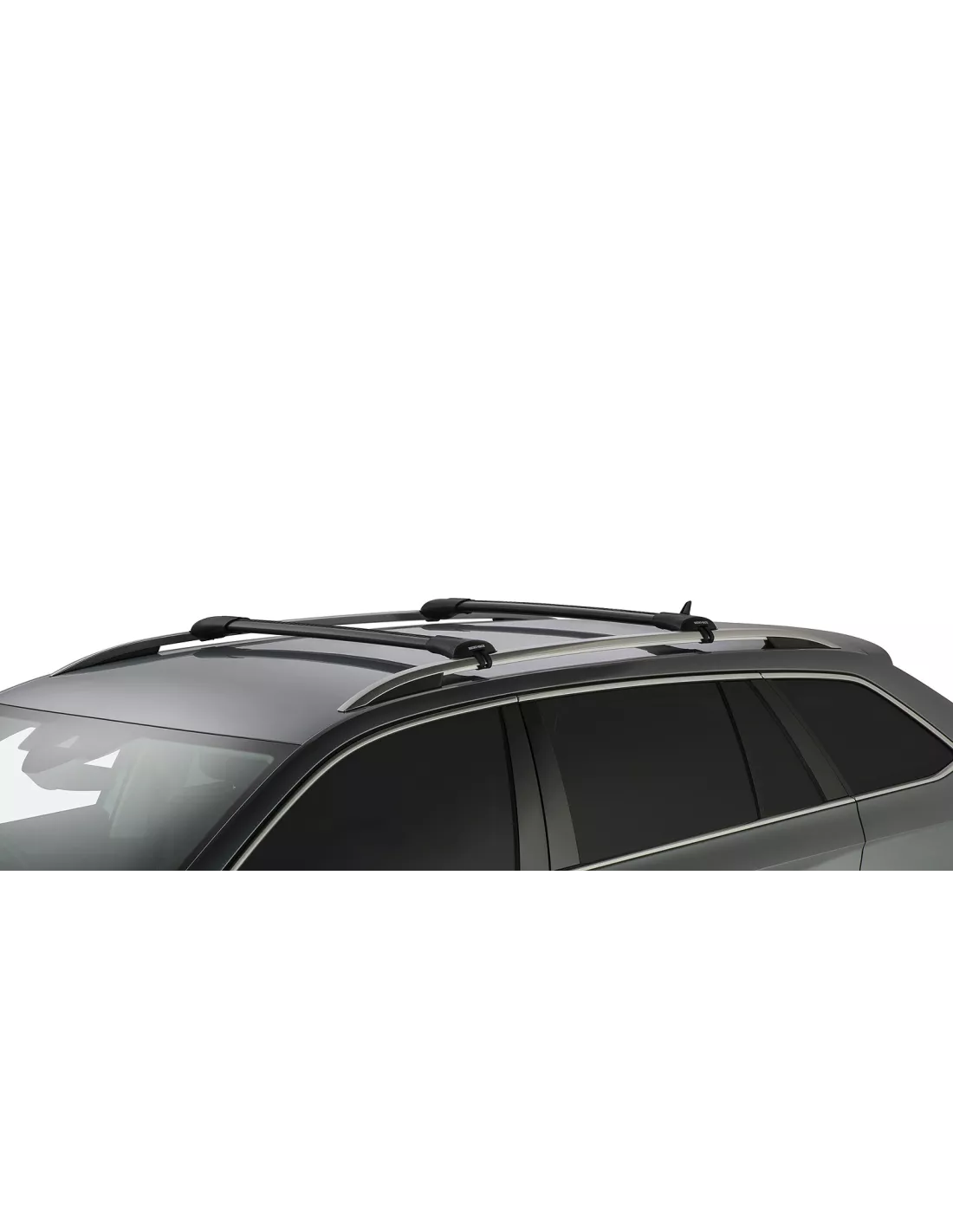 Kit 2 Zwart Dakbars 785 / 845mm Vortex Stealthbar-installatie RHINO