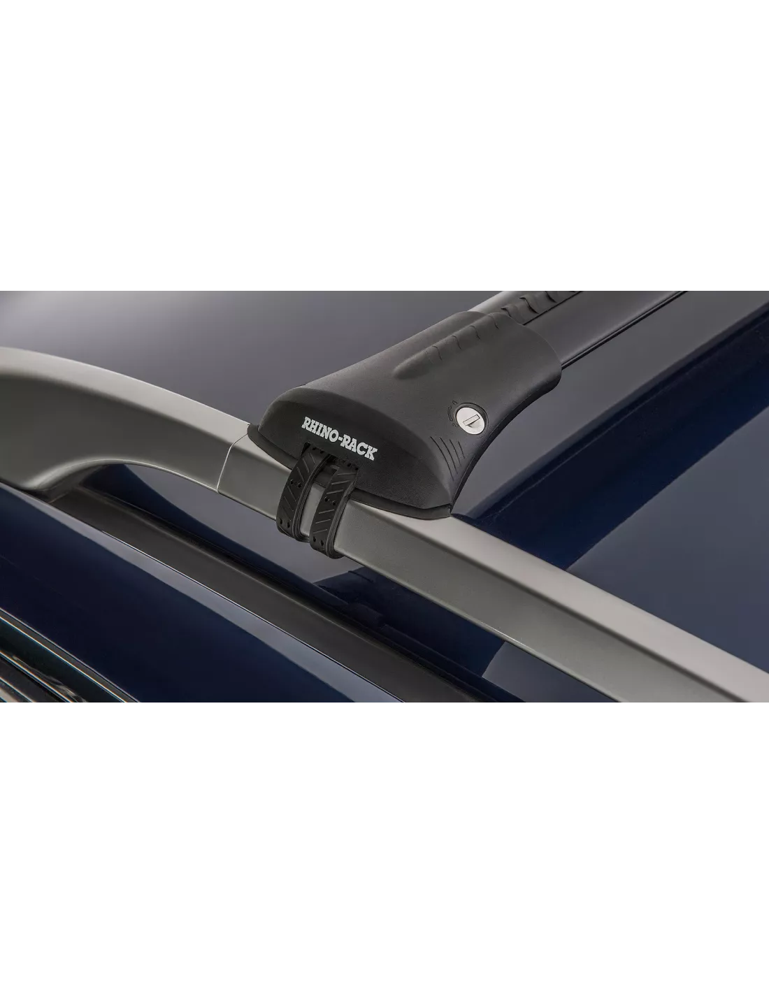Kit 2 Black Dach Bars 785 / 845mm Wirbel Stealthbar Installation RHINO