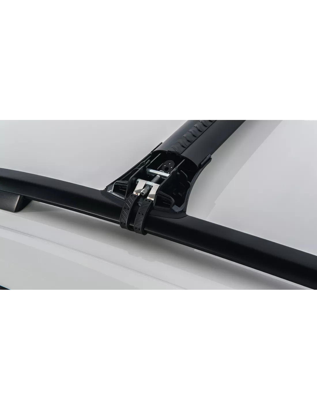 Kit 2 Zwart Dakbars 785mm Vortex-installatie Stealthbar RHINO RACK