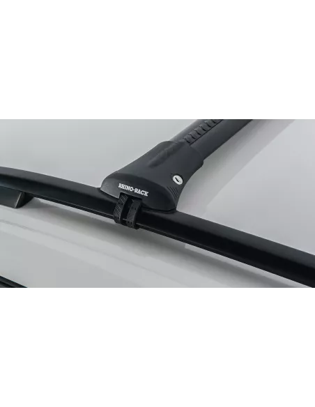 Kit 2 barres de toit noire 785mm Vortex montage StealthBar RHINO RACK