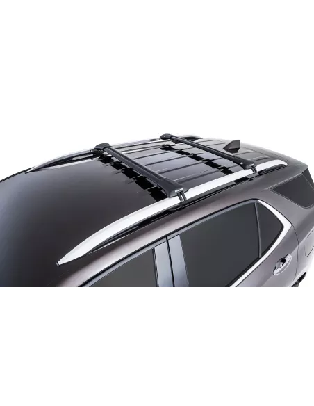 Kit 2 barres de toit noire 785mm Vortex montage StealthBar RHINO RACK