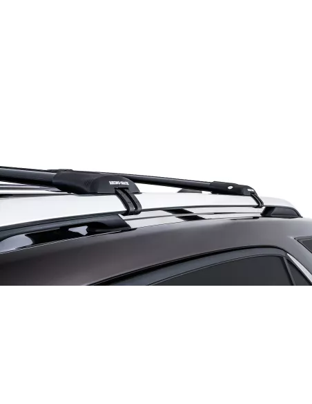 Kit 2 barres de toit noire 785mm Vortex montage StealthBar RHINO RACK