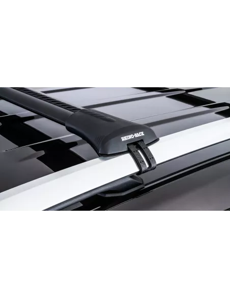 Kit 2 barres de toit noire 785mm Vortex montage StealthBar RHINO RACK