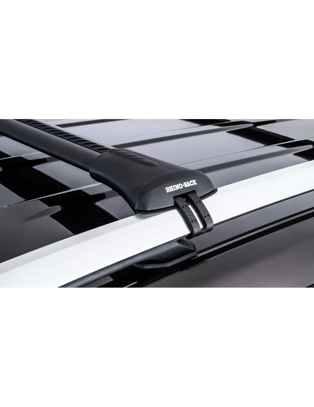 Kit 2 Black Dach Bars 785mm Wirbelinstallation Stealthbar RHINO RACK