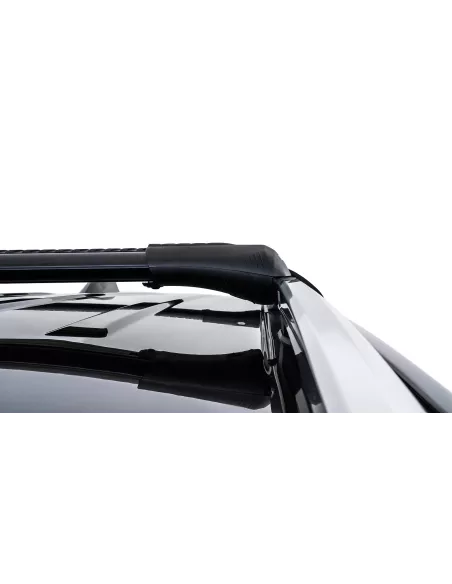 Kit 2 barres de toit noire 785mm Vortex montage StealthBar RHINO RACK