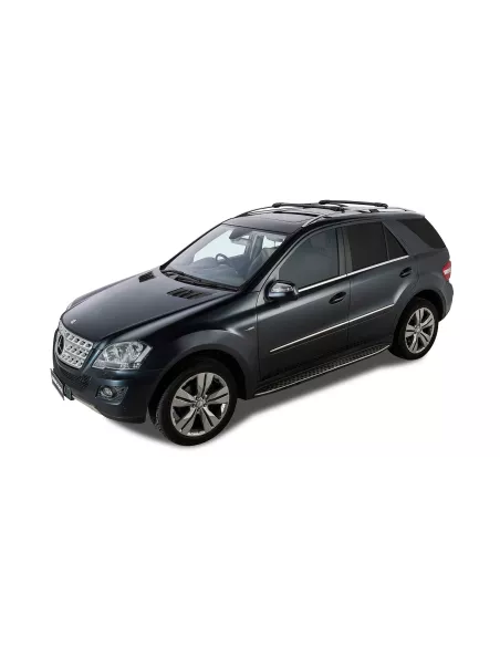 Kit 2 barres de toit noire Vortex montage StealthBar Mercedes Benz M