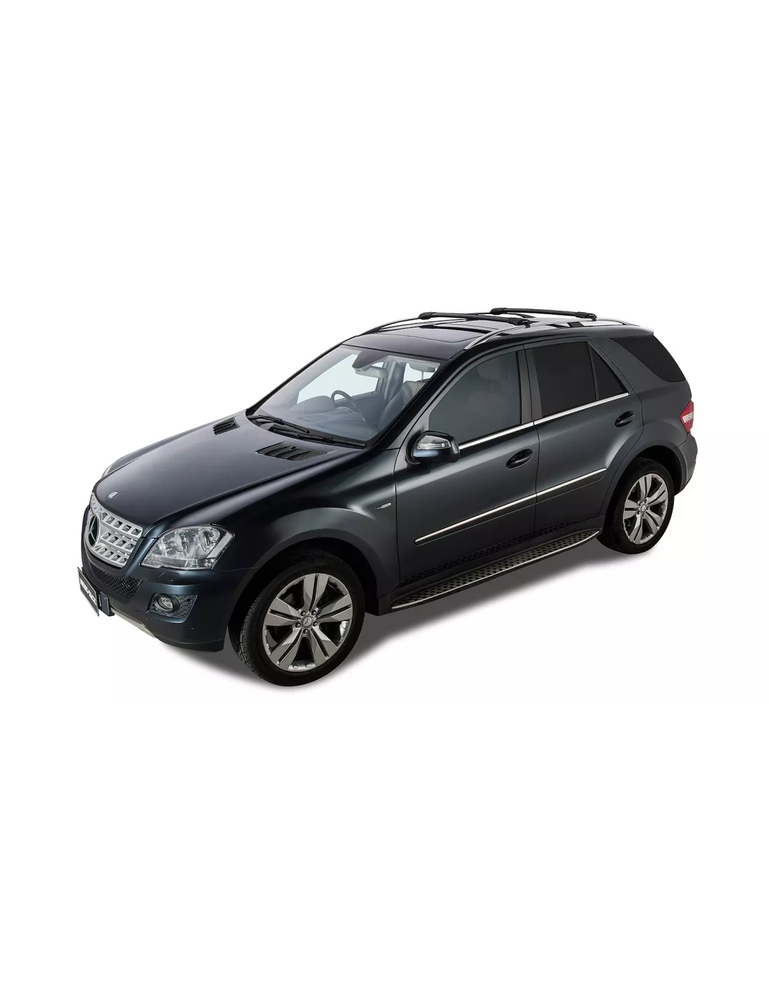 Kit 2 Zwart Dakbars Vortex Stealthbar Mercedes Benz M