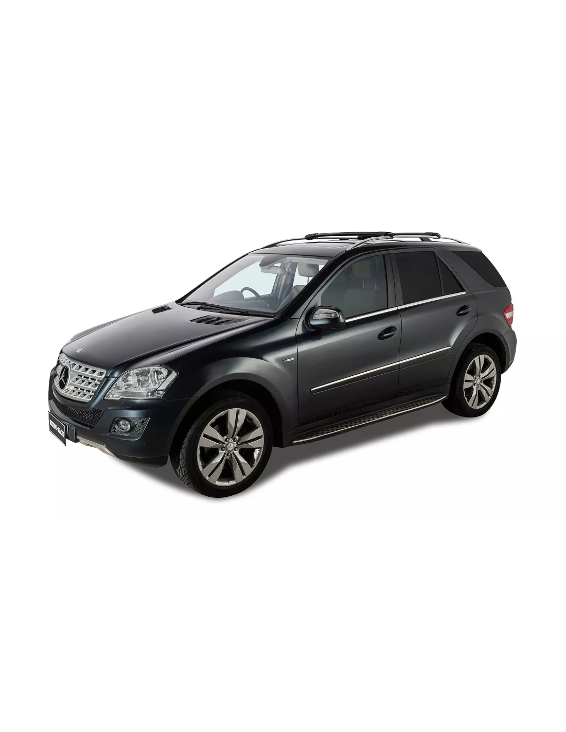 Kit 2 Zwart Dakbars Vortex Stealthbar Mercedes Benz M