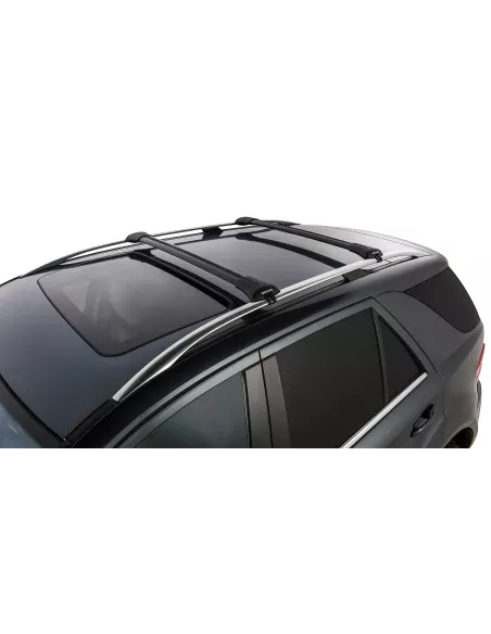 Kit 2 barres de toit noire Vortex montage StealthBar Mercedes Benz M