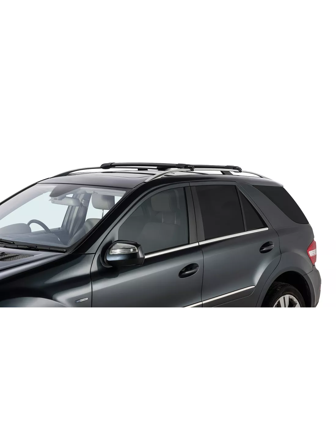 Kit 2 barres de toit noire Vortex montage StealthBar Mercedes Benz M