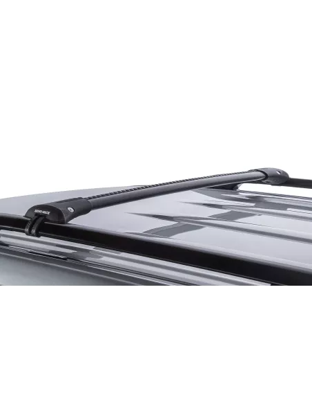 Kit 2 barres de toit noire 965 mm Vortex montage StealthBar Toyota
