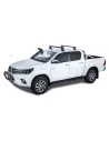 Kit 2 barres de toit Heavy Duty noire 1250mm série 2500 Toyota Hilux