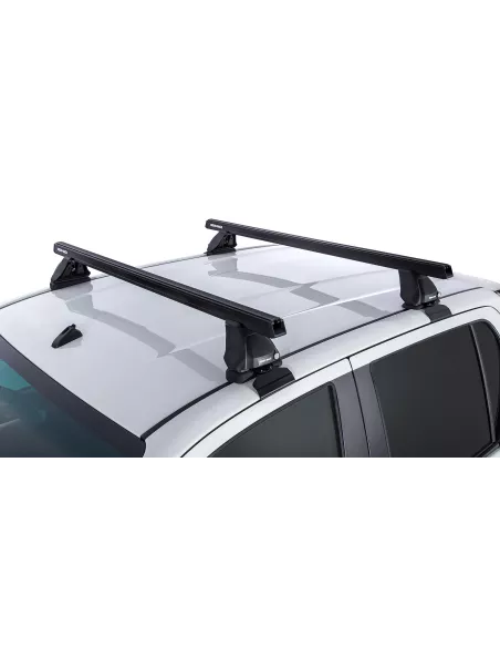 Kit 2 barres de toit Heavy Duty noire 1250mm série 2500 Toyota Hilux