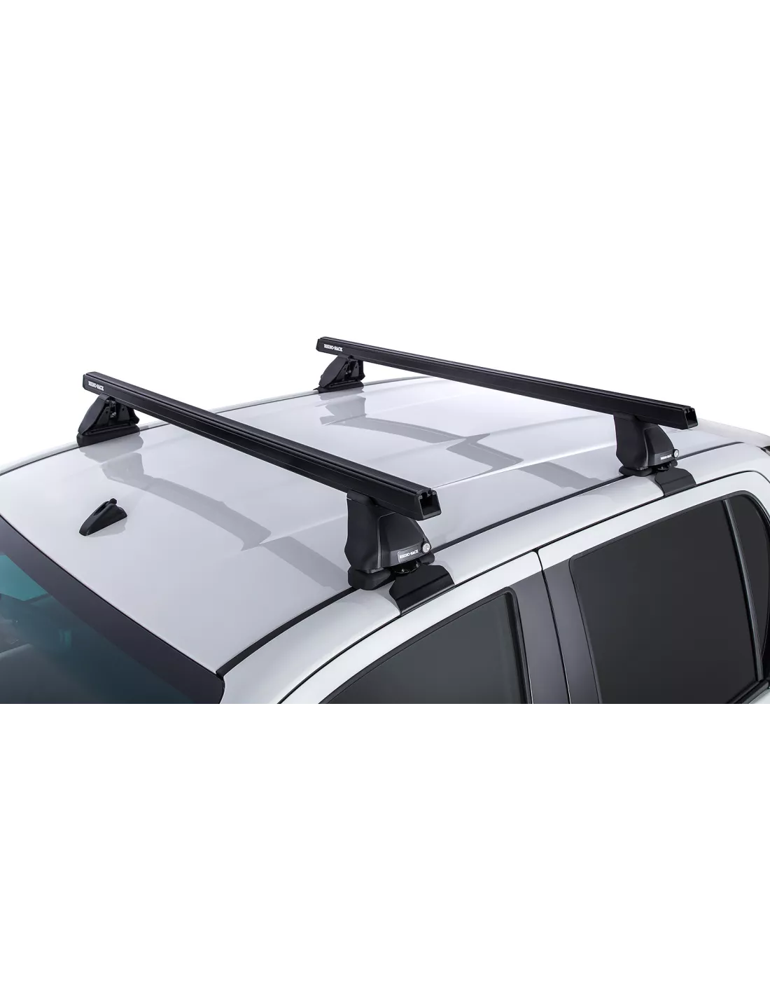 Kit 2 barres de toit Heavy Duty noire 1250mm série 2500 Toyota Hilux