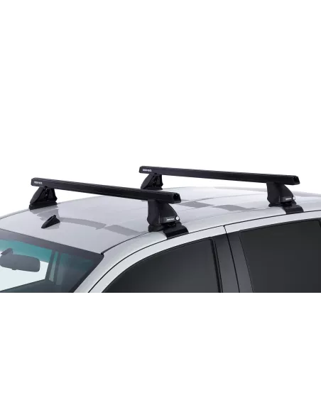 Kit 2 barres de toit Heavy Duty noire 1250mm série 2500 Toyota Hilux