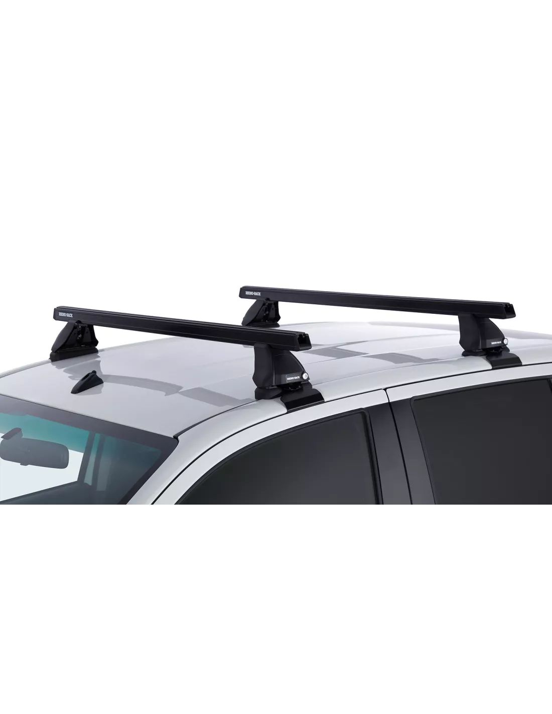 Kit 2 barres de toit Heavy Duty noire 1250mm série 2500 Toyota Hilux