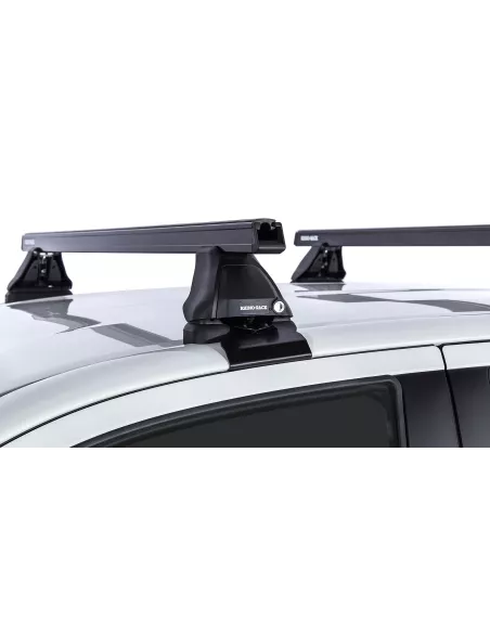 Kit 2 barres de toit Heavy Duty noire 1250mm série 2500 Toyota Hilux