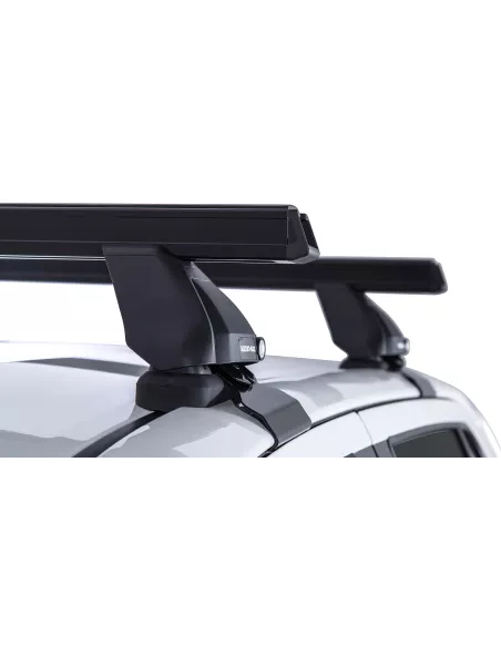 Kit 2 barres de toit Heavy Duty noire 1250mm série 2500 Toyota Hilux