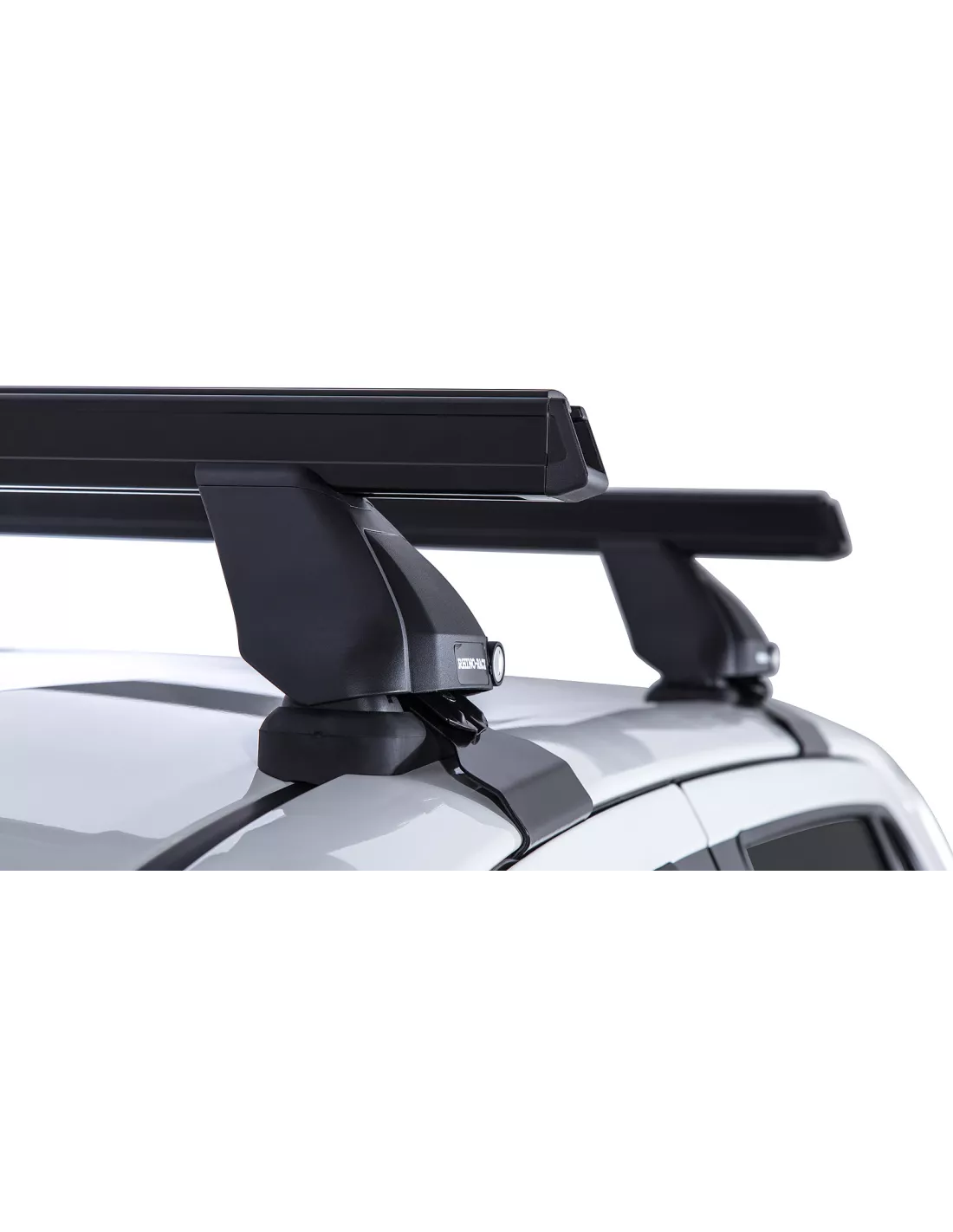 Kit 2 barres de toit Heavy Duty noire 1250mm série 2500 Toyota Hilux