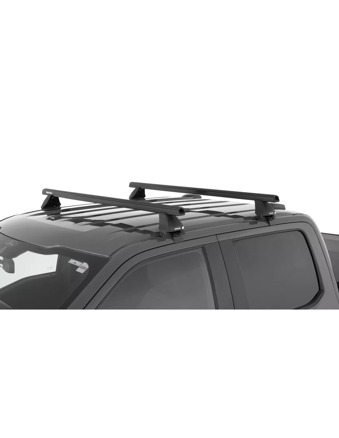 Kit 2 Heavy Duty Black Dakbars 1500mm 2500-serie RHINO RACK -