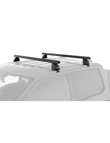 Kit 2 barres de toit Heavy Duty noire 1500mm série 2500 RHINO RACK -