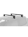 Kit 2 barres de toit Heavy Duty noire 1500mm série 2500 RHINO RACK -