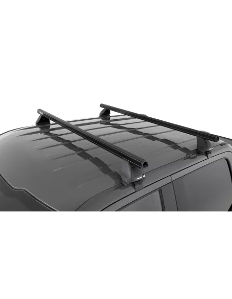 Kit 2 barres de toit Heavy Duty noire 1500mm série 2500 RHINO RACK -