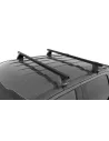 Kit 2 Heavy Duty Black Dakbars 1500mm 2500-serie RHINO RACK -