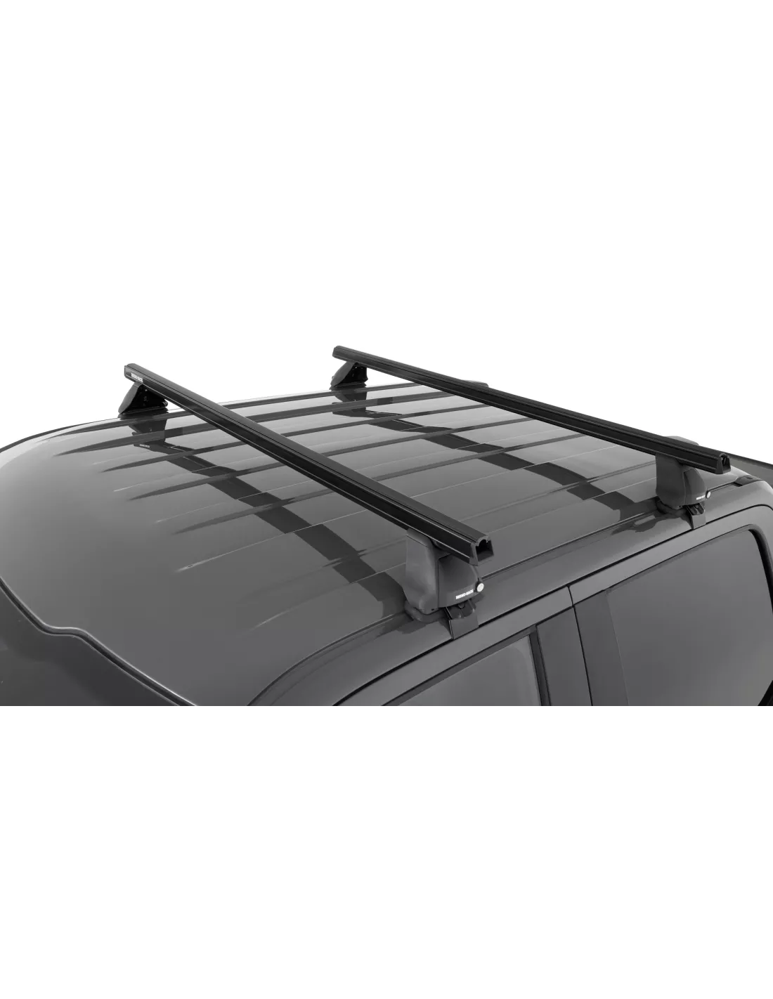 Kit 2 Black Dach Bars 1500mm 2500 Serie RHINO RACK -